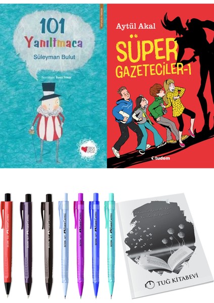 Süper Gazeteciler 1 ve 101 Yanıltmaca 2li Set