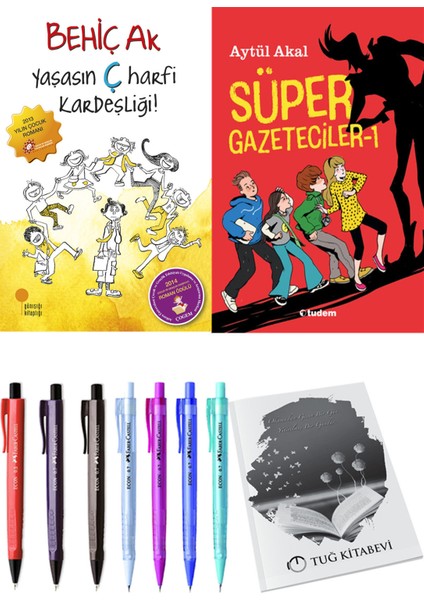 Süper Gazeteciler 1 ve Yaşasın Ç Harfi Kardeşliği 2li Set
