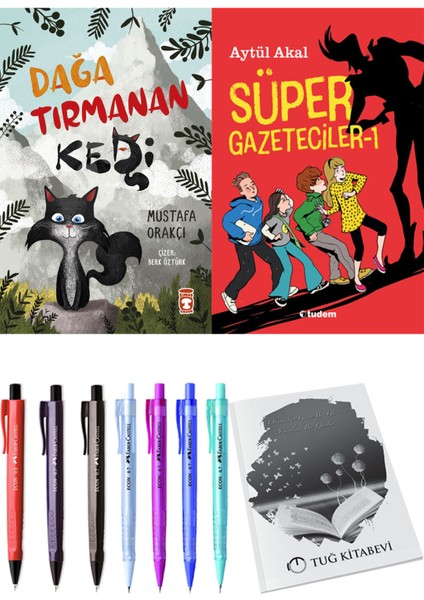 Süper Gazeteciler 1 ve Dağa Tırmanan Kedi 2li Set