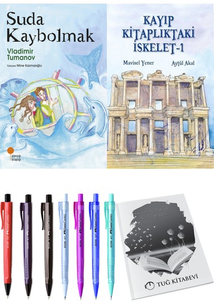 Kayıp Kitaplıktaki Iskelet 1 ve Suda Kaybolmak 2li Set