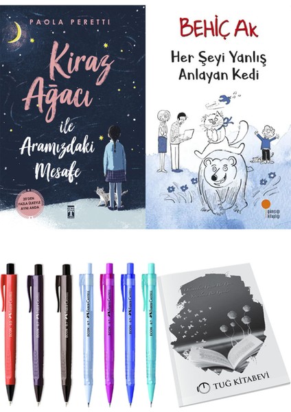 Her Şeyi Yanlış Anlayan Kedi ve Kiraz Ağacı Ile Aramızdaki Mesafe 2li Set