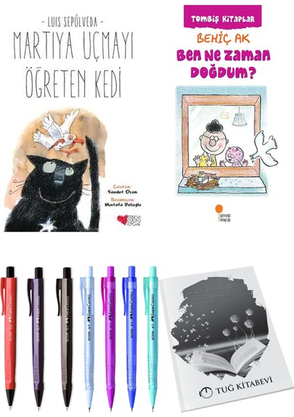 Ben Ne Zaman Doğdum? ve Martıya Uçmayı Öğreten Kedi 2li Set