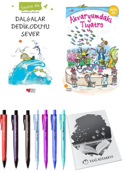 Akvaryumdaki Tiyatro ve Dalgalar Dedikoduyu Sever 2li Set