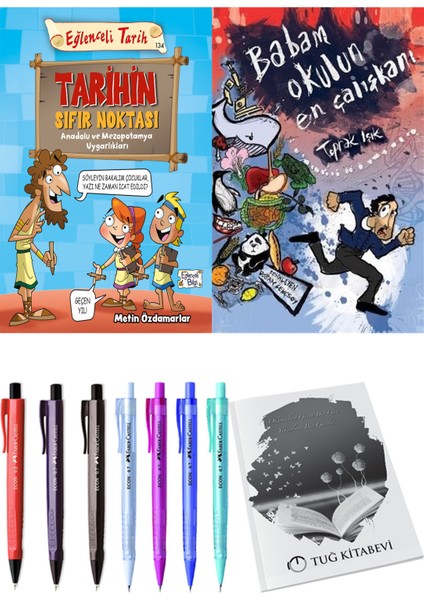 Babam Okulun En Çalışkanı ve Tarihin Sıfır Noktası Anadolu ve Mezopotomya Uygarlıkları 2li Set