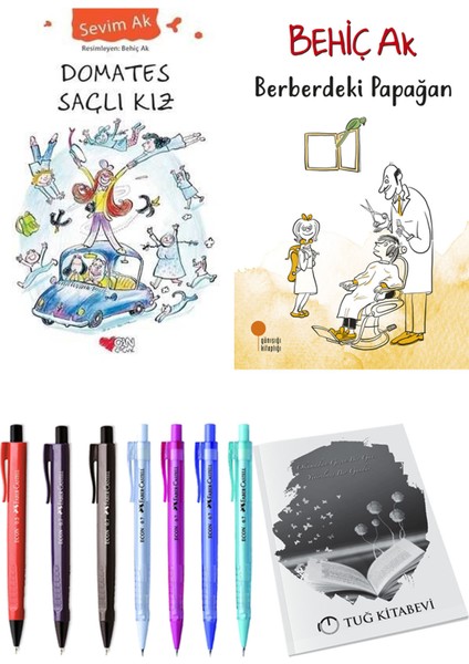 Berberdeki Papağan ve Domates Saçlı Kız 2li Set