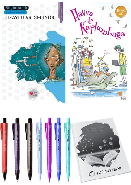 Havva Ile Kaplumbağa ve Uzaylılar Geliyor 2li Set