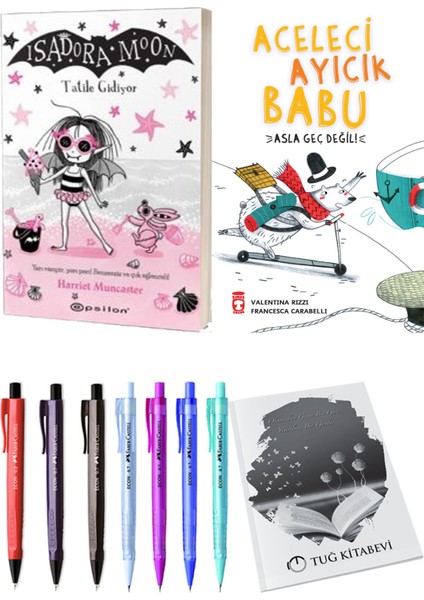 Aceleci Ayıcık Babu Asla Geç Değil ve Isadora Moon 11 Tatile Gidiyor 2li Set