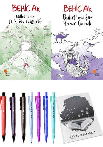 Bulutlara Şiir Yazan Çocuk ve Bülbüllerin Şarkı Söylediği Yer 2li Set