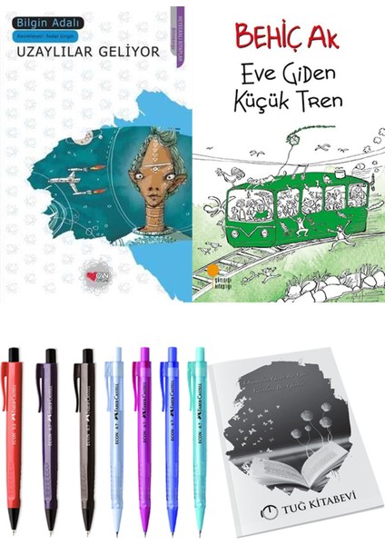 Eve Giden Küçük Tren ve Uzaylılar Geliyor 2li Set