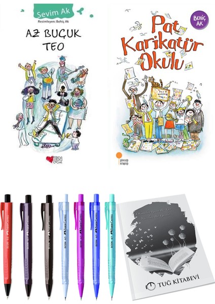 Pat Karikatür Okulu ve Az Buçuk Teo 2li Set