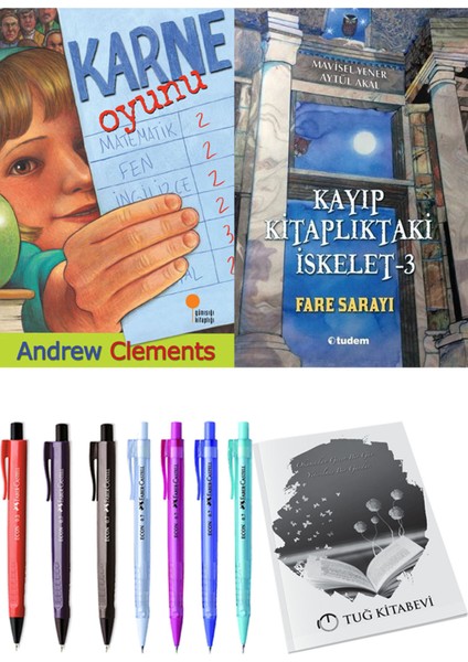 Kayıp Kitaplıktaki Iskelet 3 Fare Sarayı ve Karne Oyunu 2li Set