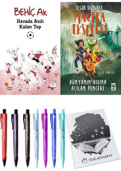 Gelecek Ekspresi Dünyanın Dışına Açılan Pencere ve Havada Asılı Kalan Top 2li Set