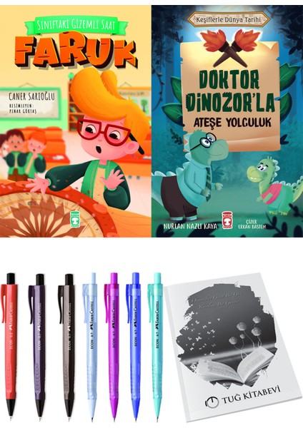 Doktor Dinozor'la Ateşe Yolculuk ve Sınıftaki Gizemli Saat Faruk 2li Set