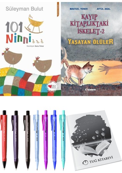 Kayıp Kitaplıktaki Iskelet 2 Yaşayan Ölüler ve 101 Ninni Süleyman Bulut 2li Set