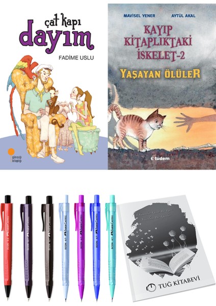 Kayıp Kitaplıktaki Iskelet 2 Yaşayan Ölüler ve Çat Kapı Dayım 2li Set