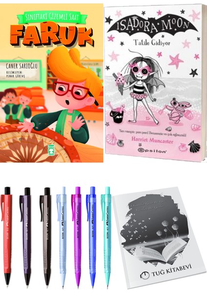 Isadora Moon 11 Tatile Gidiyor ve Sınıftaki Gizemli Saat Faruk 2li Set