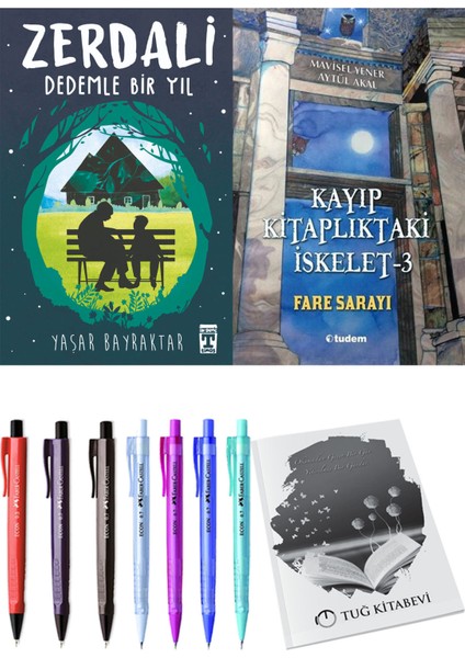 Kayıp Kitaplıktaki Iskelet 3 Fare Sarayı ve Zerdali Dedemle Bir Yıl 2li Set