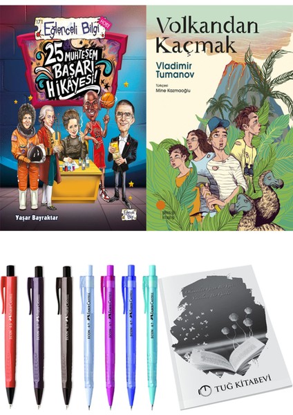 Volkandan Kaçmak ve 25 Muhteşem Başarı Hikayesi 2li Set