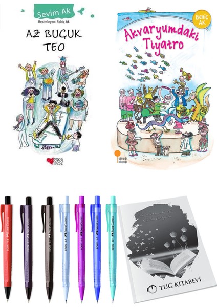 Akvaryumdaki Tiyatro ve Az Buçuk Teo 2li Set