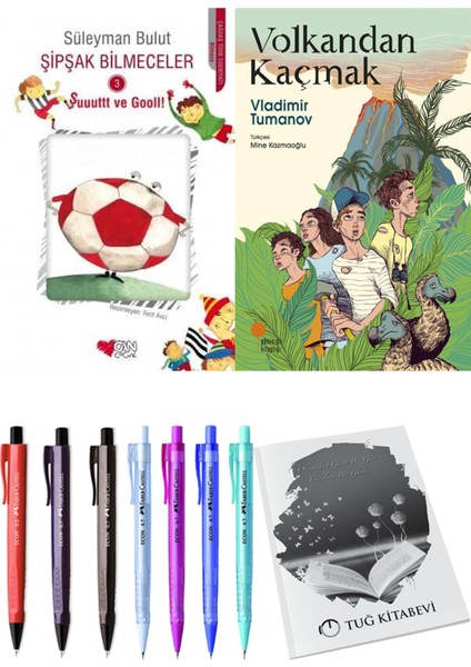 Volkandan Kaçmak ve Şipşak Bilmeceler 3 2li Set