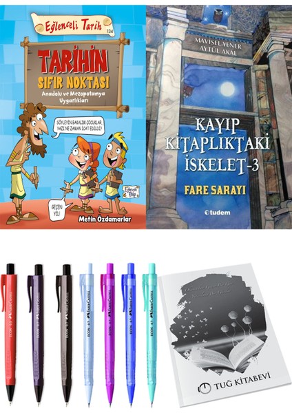 Kayıp Kitaplıktaki Iskelet 3 Fare Sarayı ve Tarihin Sıfır Noktası Anadolu ve Mezopotomya Uygarlıkları 2li Set