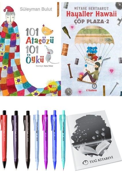 Çöp Plaza 2 Hayaller Hawaii ve 101 Atasözü 101 Öykü Süleyman Bulut 2li Set