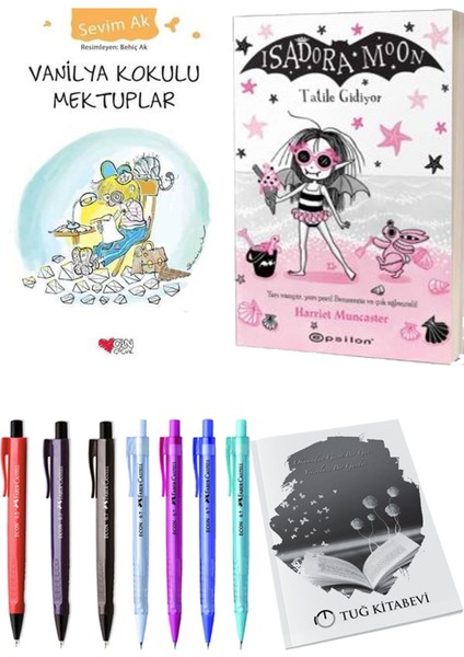 Isadora Moon 11 Tatile Gidiyor ve Vanilya Kokulu Mektuplar 2li Set