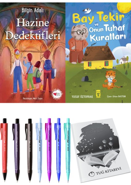 Bay Tekir ve Onun Tuhaf Kuralları ve Hazine Dedektifleri 2li Set