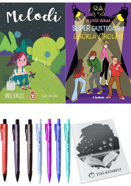 Süper Gazeteciler 3 Likörlü Çikolata ve Melodi 2li Set