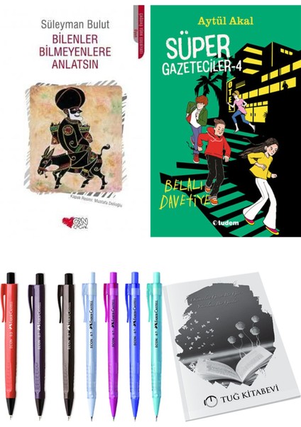 Süper Gazeteciler 4 Belalı Davetiye ve Bilenler Bilmeyenlere Anlatsın 2li Set