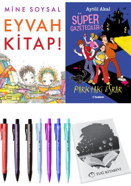 Süper Gazeteciler 2 Parktaki Esrar ve Eyvah Kitap! 2li Set
