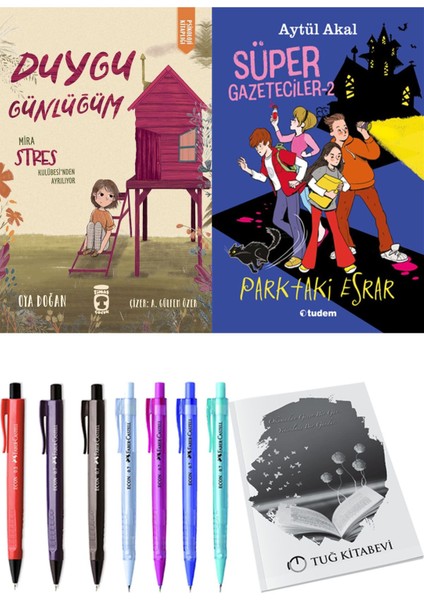 Süper Gazeteciler 2 Parktaki Esrar ve Duygu Günlüğüm Mira Stres Kulübesi'nden Ayrılıyor 2li Set