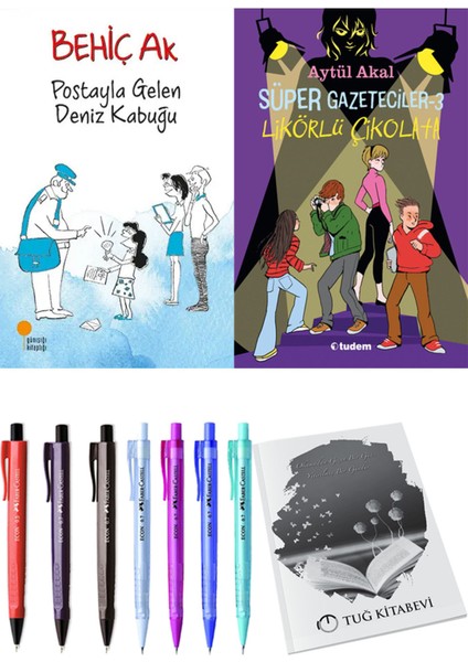 Süper Gazeteciler 3 Likörlü Çikolata ve Postayla Gelen Deniz Kabuğu 2li Set