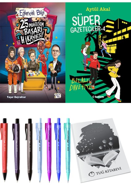 Süper Gazeteciler 4 Belalı Davetiye ve 25 Muhteşem Başarı Hikayesi 2li Set