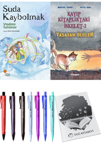 Kayıp Kitaplıktaki Iskelet 2 Yaşayan Ölüler ve Suda Kaybolmak 2li Set