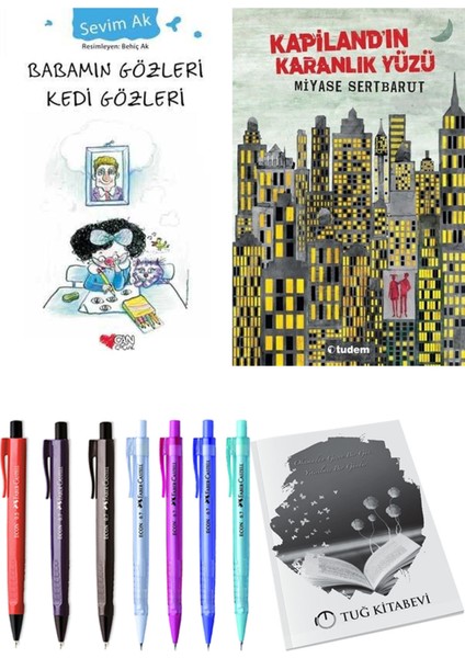 Kapiland'ın Karanlık Yüzü ve Babamın Gözleri Kedi Gözleri 2li Set
