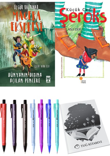 Küçük Cadı Şeroks ve Gelecek Ekspresi Dünyanın Dışına Açılan Pencere 2li Set
