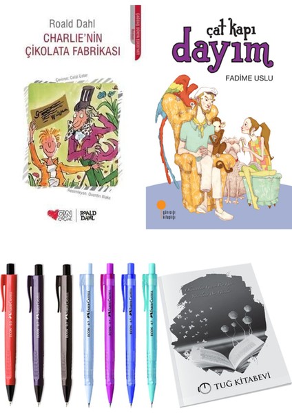 Çat Kapı Dayım ve Charlie'nin Çikolata Fabrikası 2li Set
