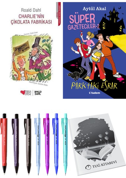 Süper Gazeteciler 2 Parktaki Esrar ve Charlie'nin Çikolata Fabrikası 2li Set