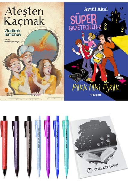 Süper Gazeteciler 2 Parktaki Esrar ve Ateşten Kaçmak 2li Set