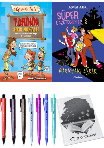 Süper Gazeteciler 2 Parktaki Esrar ve Tarihin Sıfır Noktası Anadolu ve Mezopotomya Uygarlıkları 2li Set