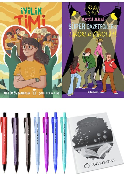 Süper Gazeteciler 3 Likörlü Çikolata ve Iyilik Timi 2li Set