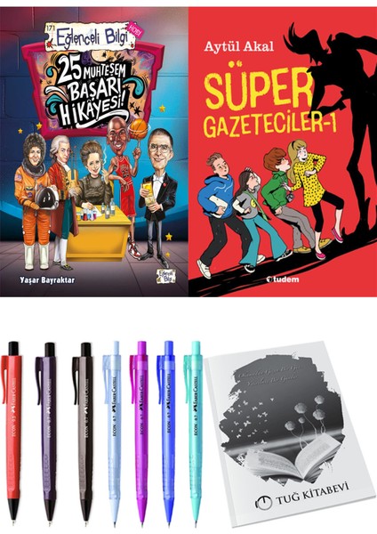 Süper Gazeteciler 1 ve 25 Muhteşem Başarı Hikayesi 2li Set