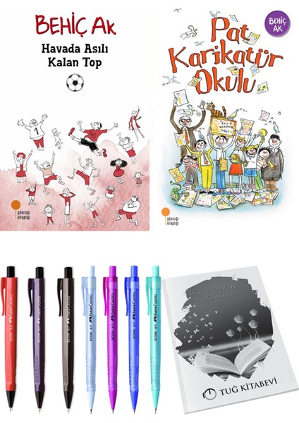 Pat Karikatür Okulu ve Havada Asılı Kalan Top 2li Set