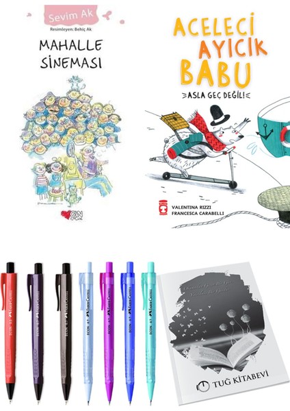 Aceleci Ayıcık Babu Asla Geç Değil ve Mahalle Sineması 2li Set
