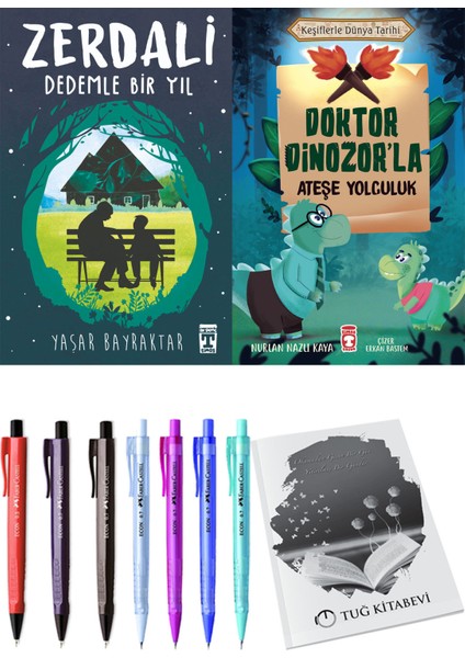 Doktor Dinozor'la Ateşe Yolculuk ve Zerdali Dedemle Bir Yıl 2li Set