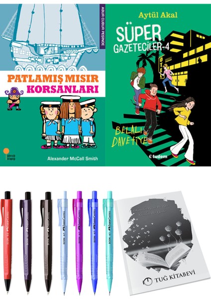 Süper Gazeteciler 4 Belalı Davetiye ve Patlamış Mısır Korsanları 2li Set