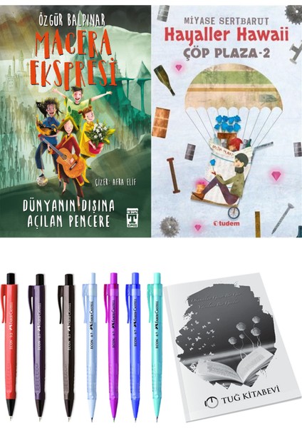 Çöp Plaza 2 Hayaller Hawaii ve Gelecek Ekspresi Dünyanın Dışına Açılan Pencere 2li Set