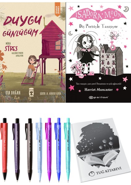 Isadora Moon 13 Diş Perisiyle Tanışıyor ve Duygu Günlüğüm Mira Stres Kulübesi'nden Ayrılıyor 2li Set