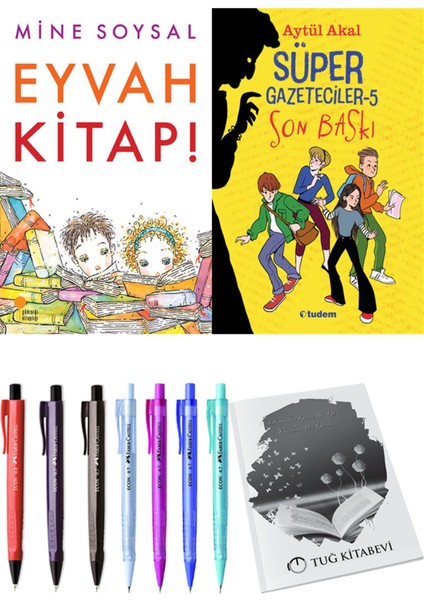 Süper Gazeteciler 5 Son Baskı ve Eyvah Kitap! 2li Set
